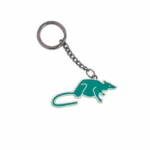 Marc by Marc Jacobs Rat Keychain Green Aqua – Designer Bag Charm Accessory